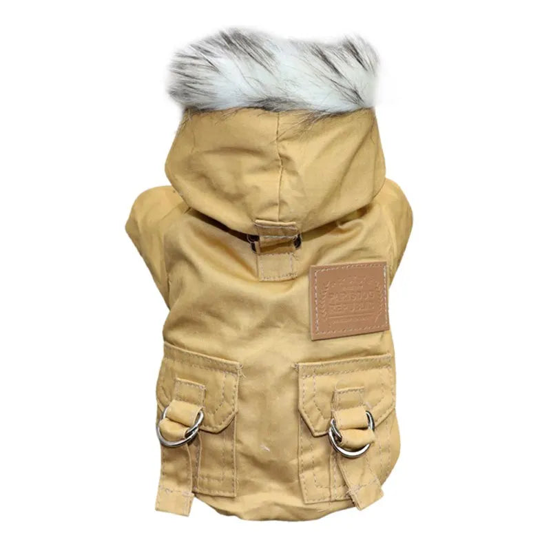 Winter Hooded Dog Coat