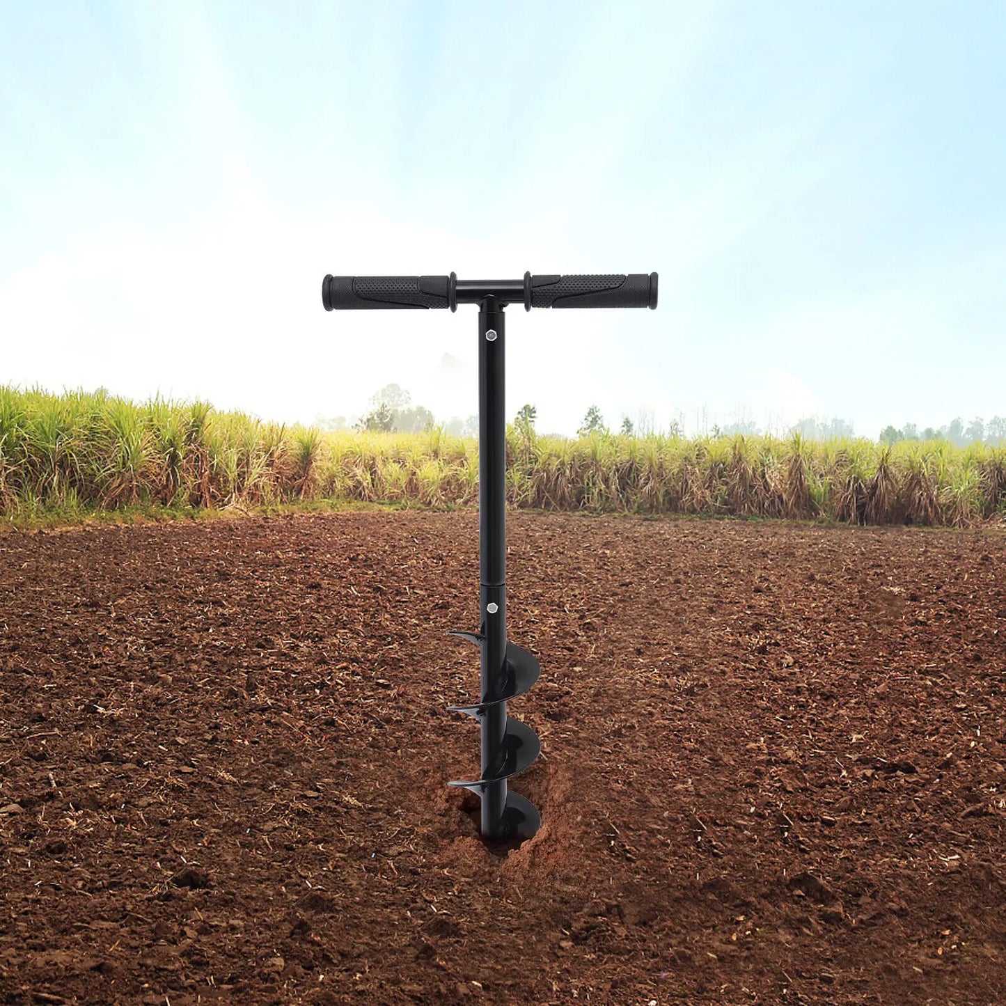 Bymaocar Hand Post Hole Digger Non Slip Handle Garden Auger