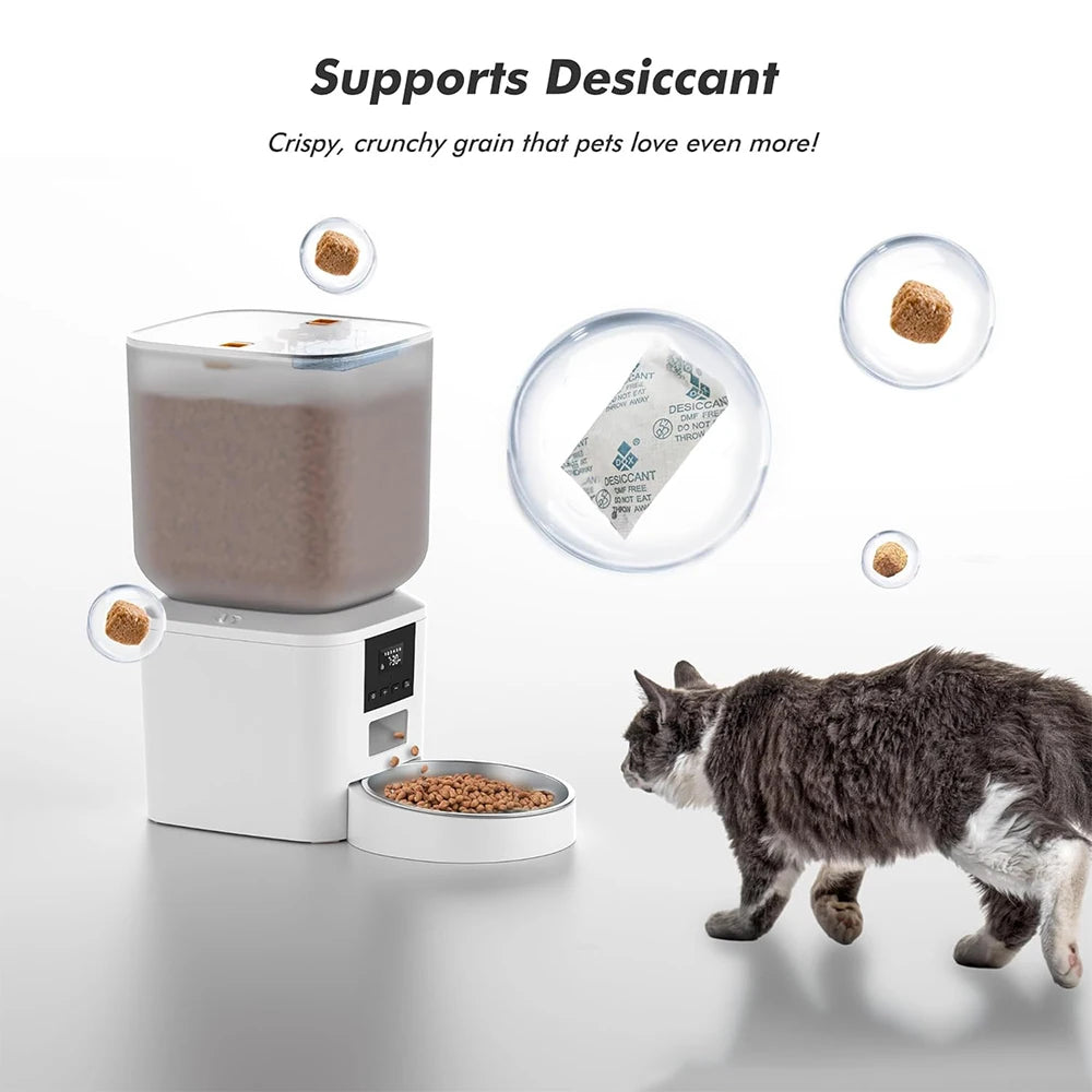 Furpipi Automatic Pet Feeder Cat Dog Food Dispenser