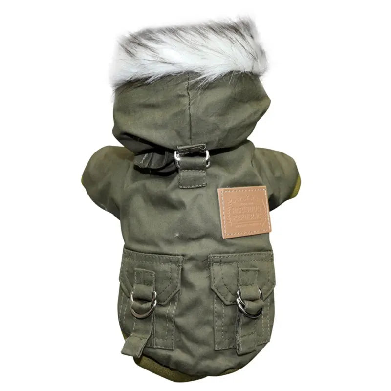 Winter Hooded Dog Coat