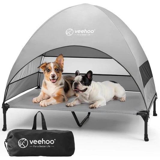 Daily Adventure Supplies Outdoor Dog Bed With Canopy