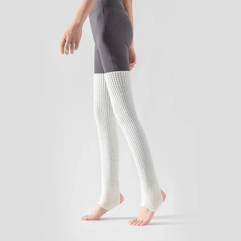 Guangdong Winter Yoga Leg Warmers Thigh High Socks