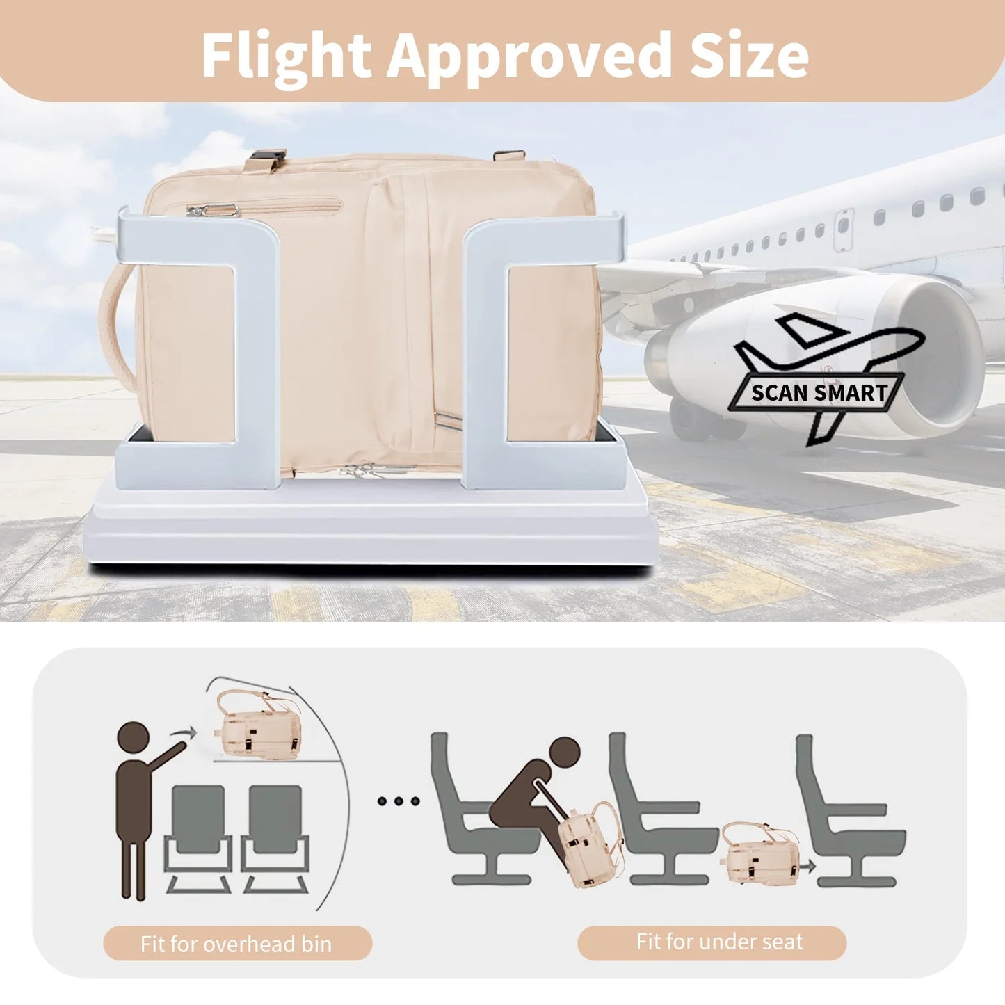 Unisex Backpack USB Port TSA Lock