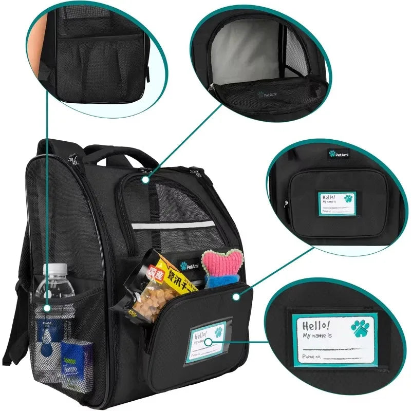 Daily Adventure Supplies Airline Approved Pet Backpack Mesh