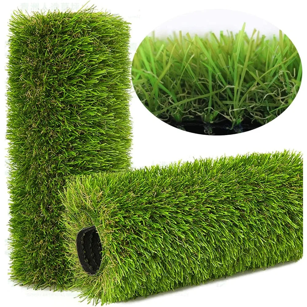 Artificial Grass Rug Outdoor Indoor Pet Turf Realistic Faux Grass