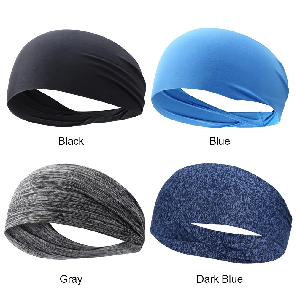 Quick Dry Sweat Absorption Headband Anti Slip For Yoga Running