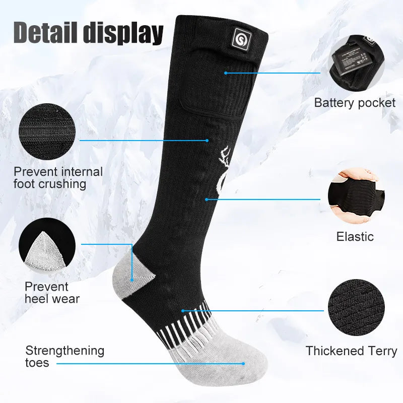 Rechargeable Heated Socks for Men and Women