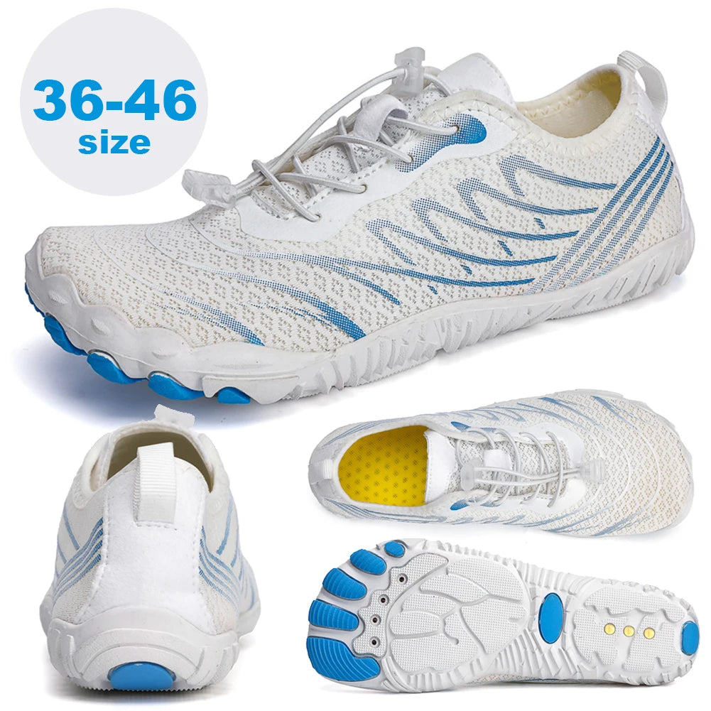MOJOYCE Grounding Shoes Breathable Aqua Water Shoes