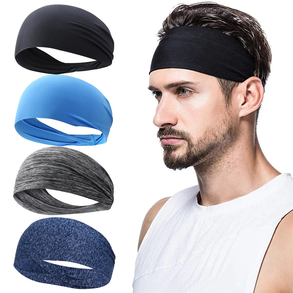 Quick Dry Sweat Absorption Headband Anti Slip For Yoga Running