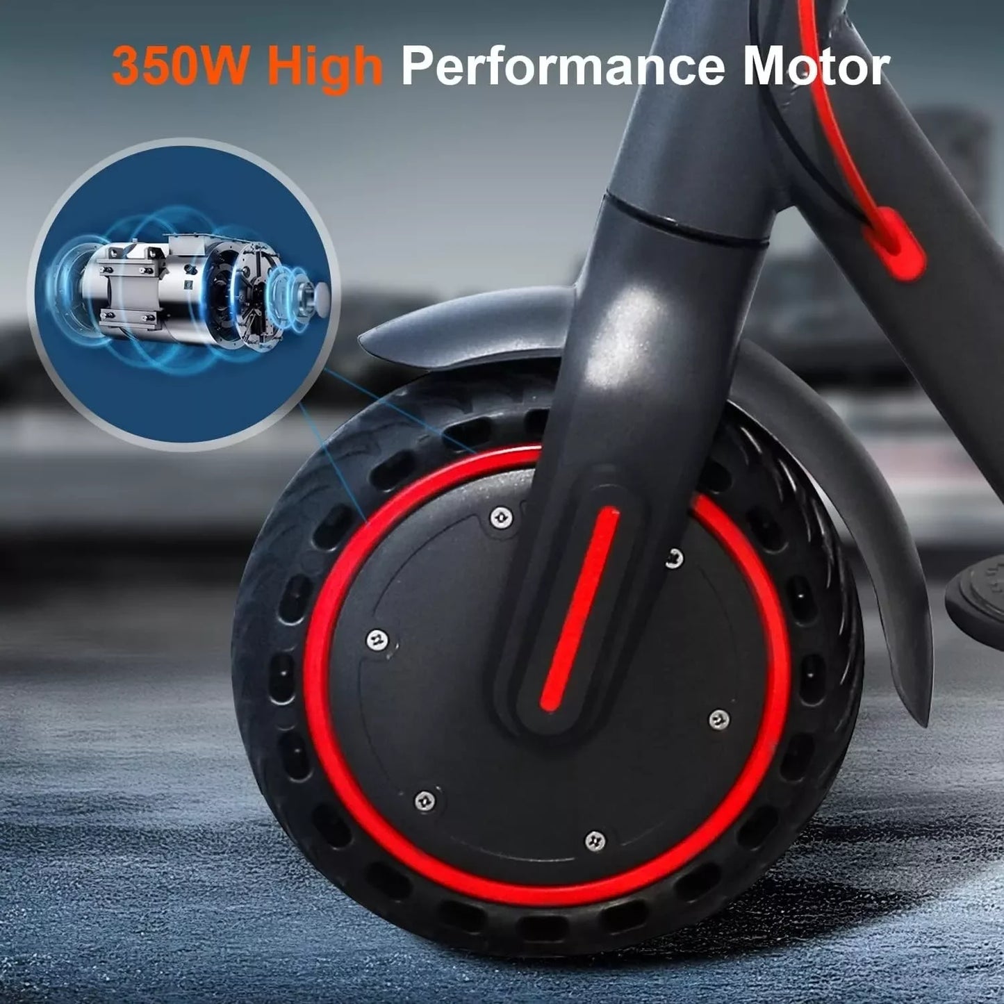 App Control 350W Foldable Electric Scooter