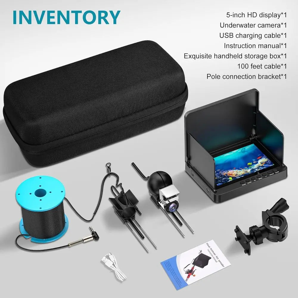 LCD Portable Fish Finder With Night Vision For Ice Fishing