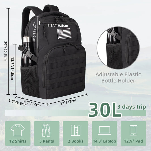 Daily Adventure Supplies Tactical Backpack Large Capacity