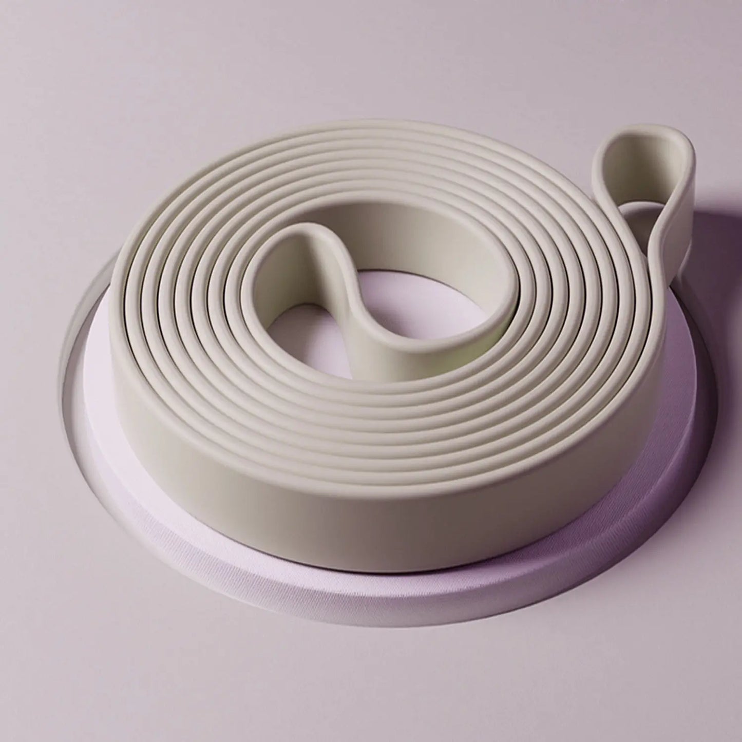 WOSWEIR Silicone Fitness Stretch Band for Yoga and Resistance Training