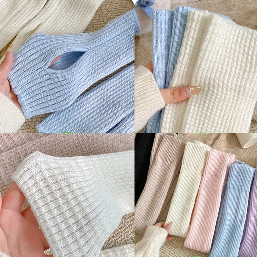 Guangdong Winter Yoga Leg Warmers Thigh High Socks