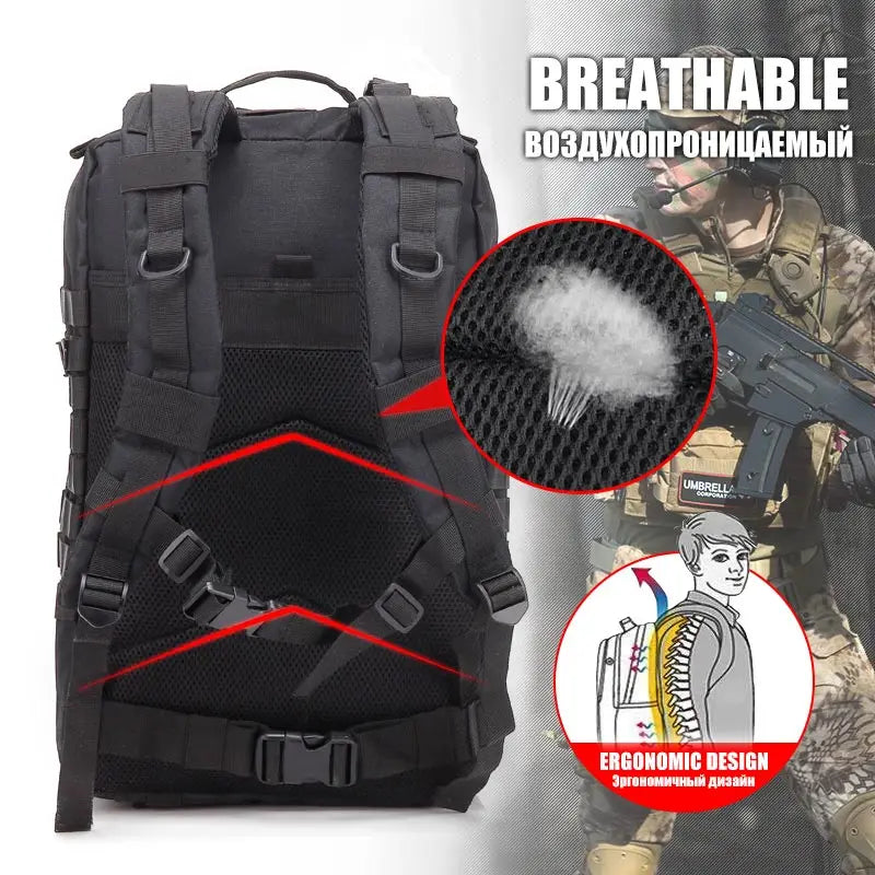 Daily Adventure Supplies Tactical Backpack Large Capacity