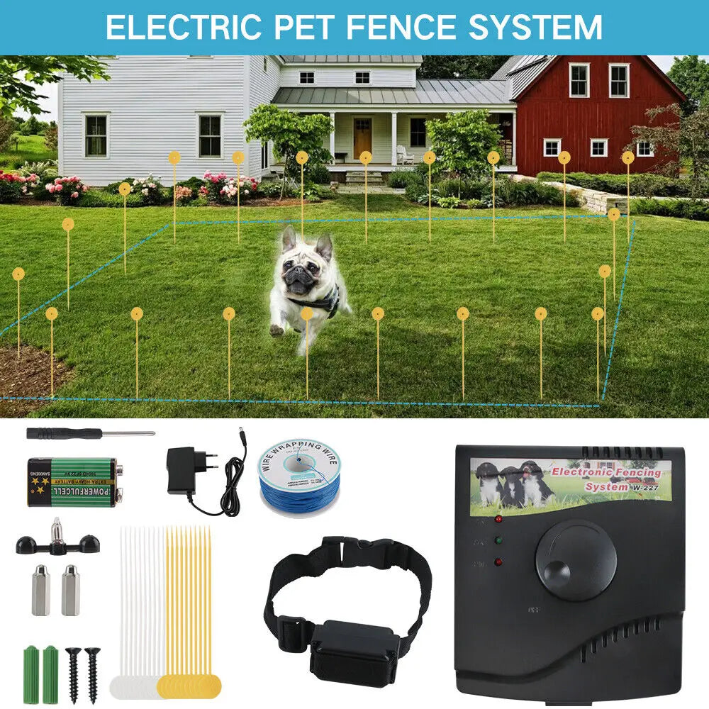 Electric Dog Fence System For Off Leash Training And Containment