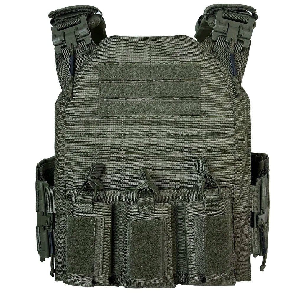 Nylon Tactical Vest With Quick Release And Double Magazine Pouches