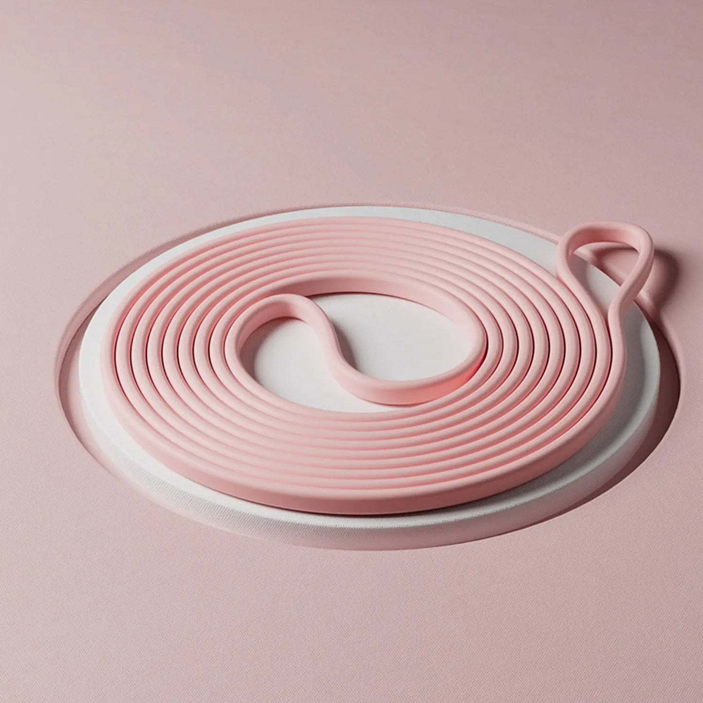 WOSWEIR Silicone Fitness Stretch Band for Yoga and Resistance Training