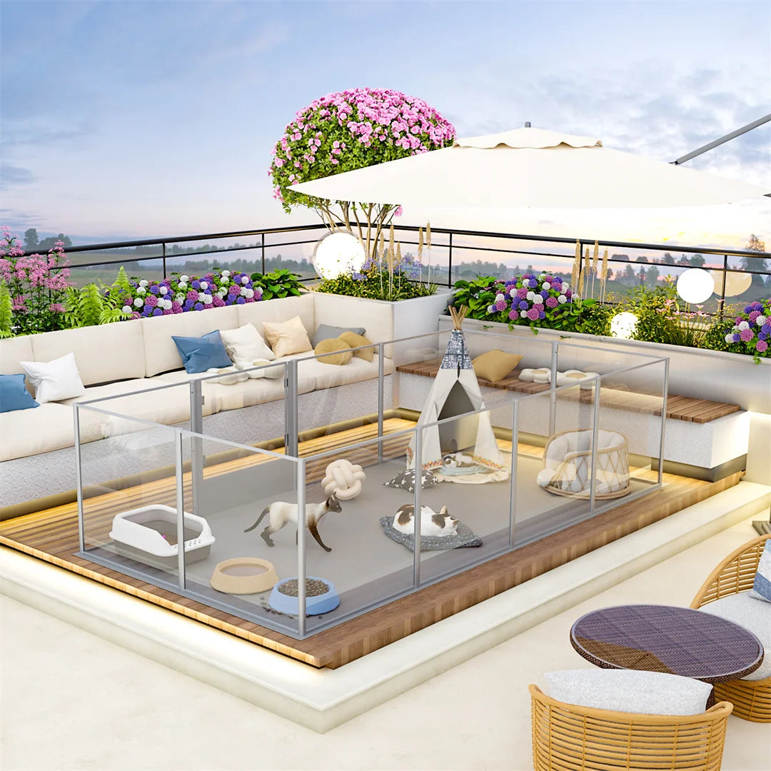 Daily Adventure Supplies Whelping Acrylic Dog Playpen Fence