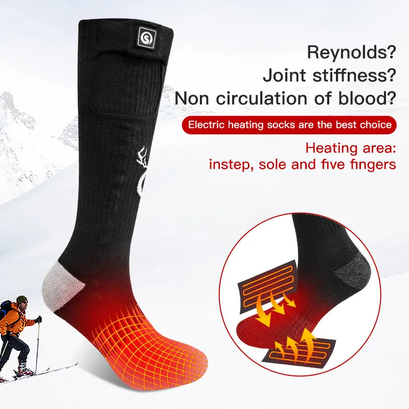 Rechargeable Heated Socks for Men and Women