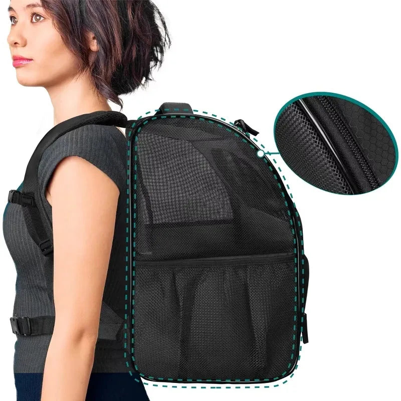 Daily Adventure Supplies Airline Approved Pet Backpack Mesh