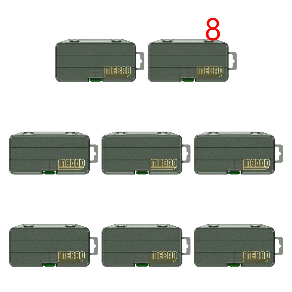 Fishing Tackle Box With Adjustable Dividers Storage