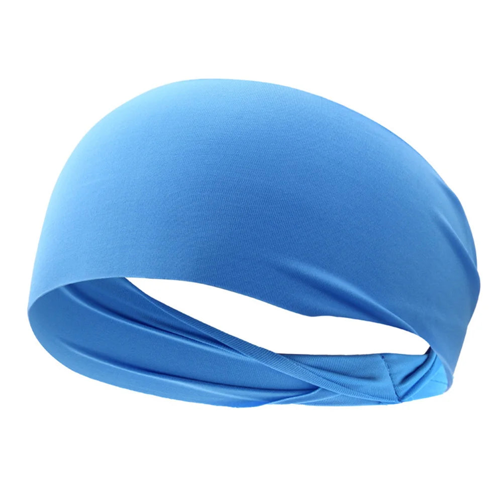 Quick Dry Sweat Absorption Headband Anti Slip For Yoga Running