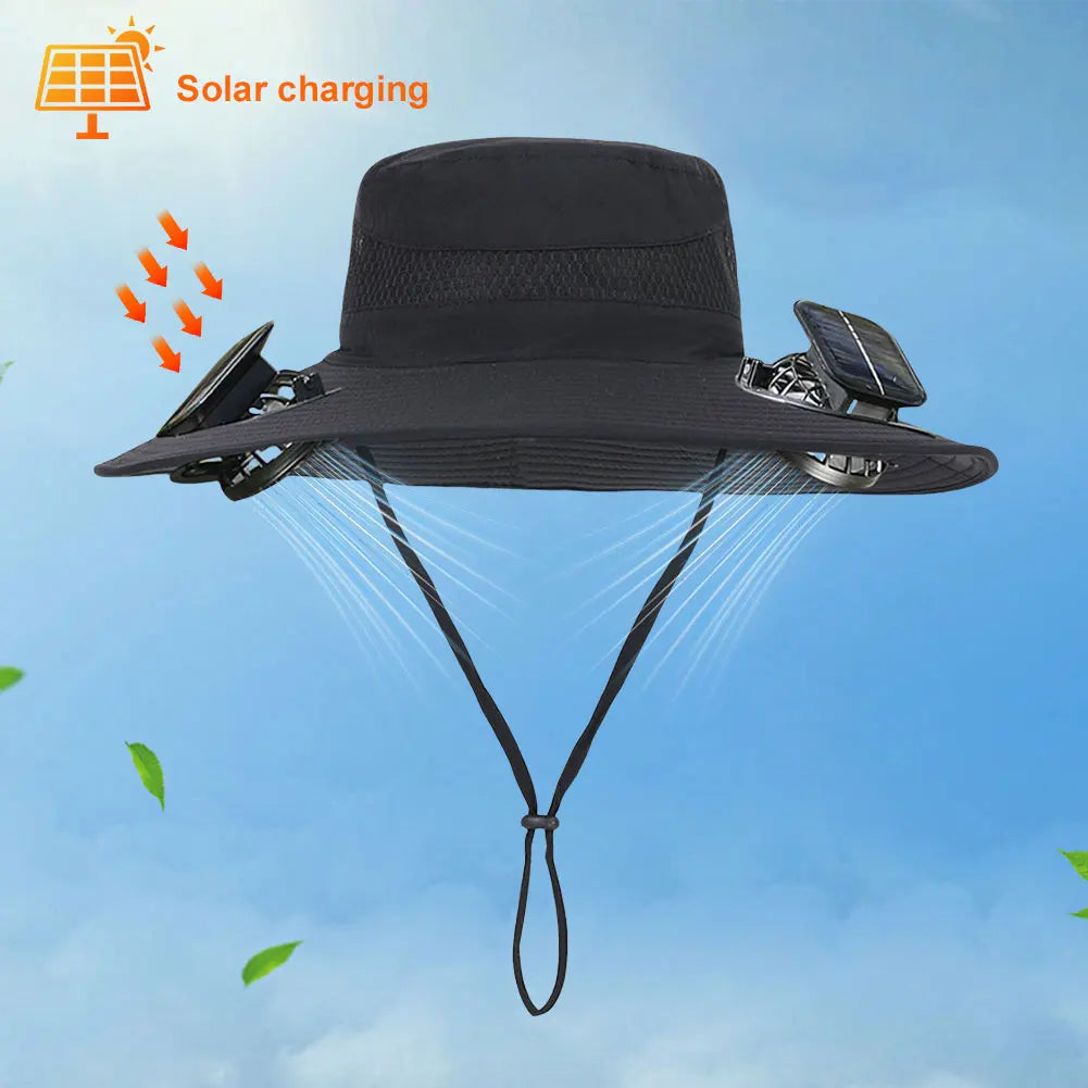 Solar Fan Hat