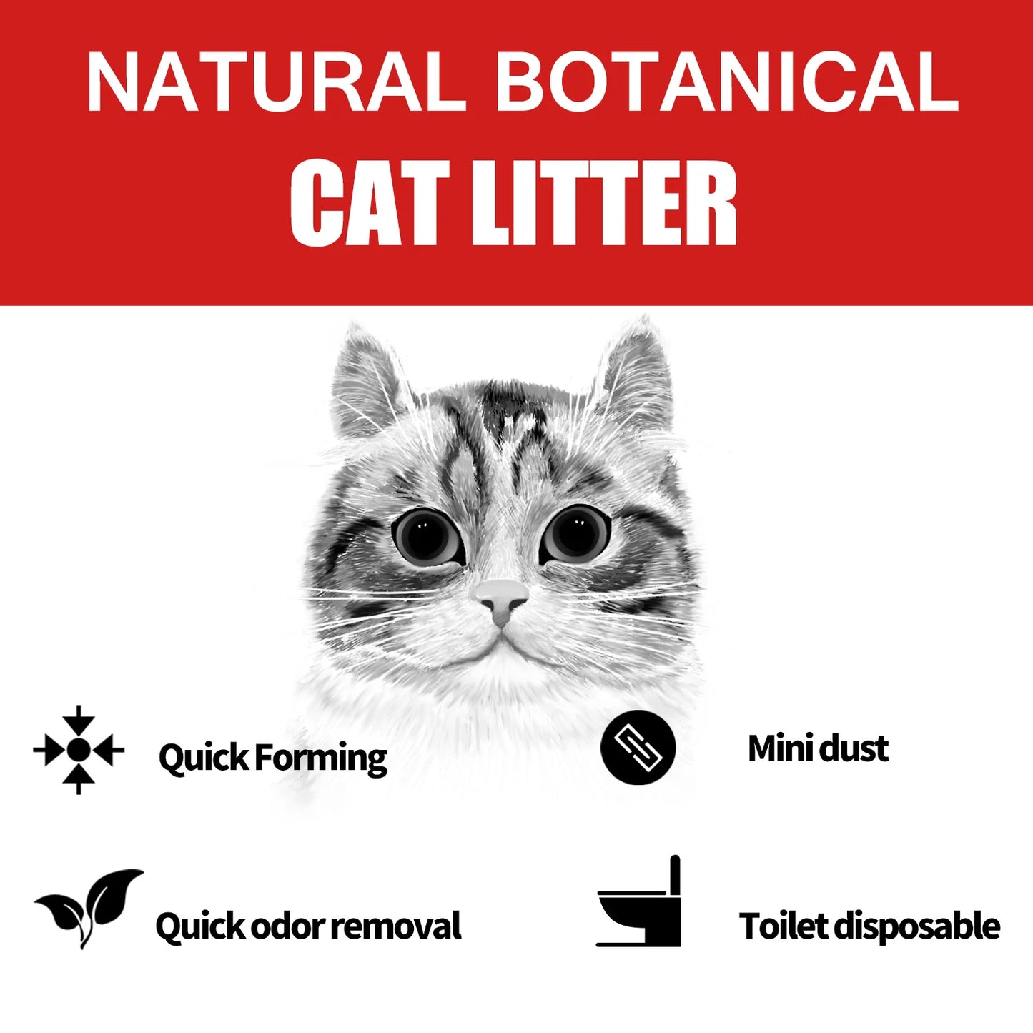 Tofu Cat Litter Natural Botanical Dust-Free Flushable Odor Control
