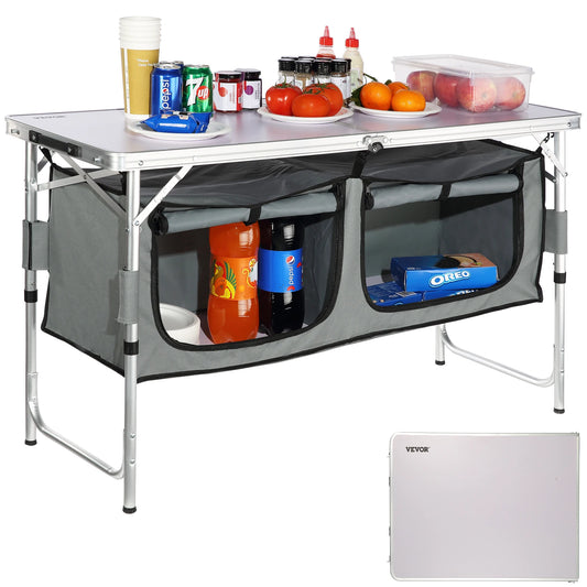 Daily Adventure Supplies Camping Kitchen Table Quick Setup