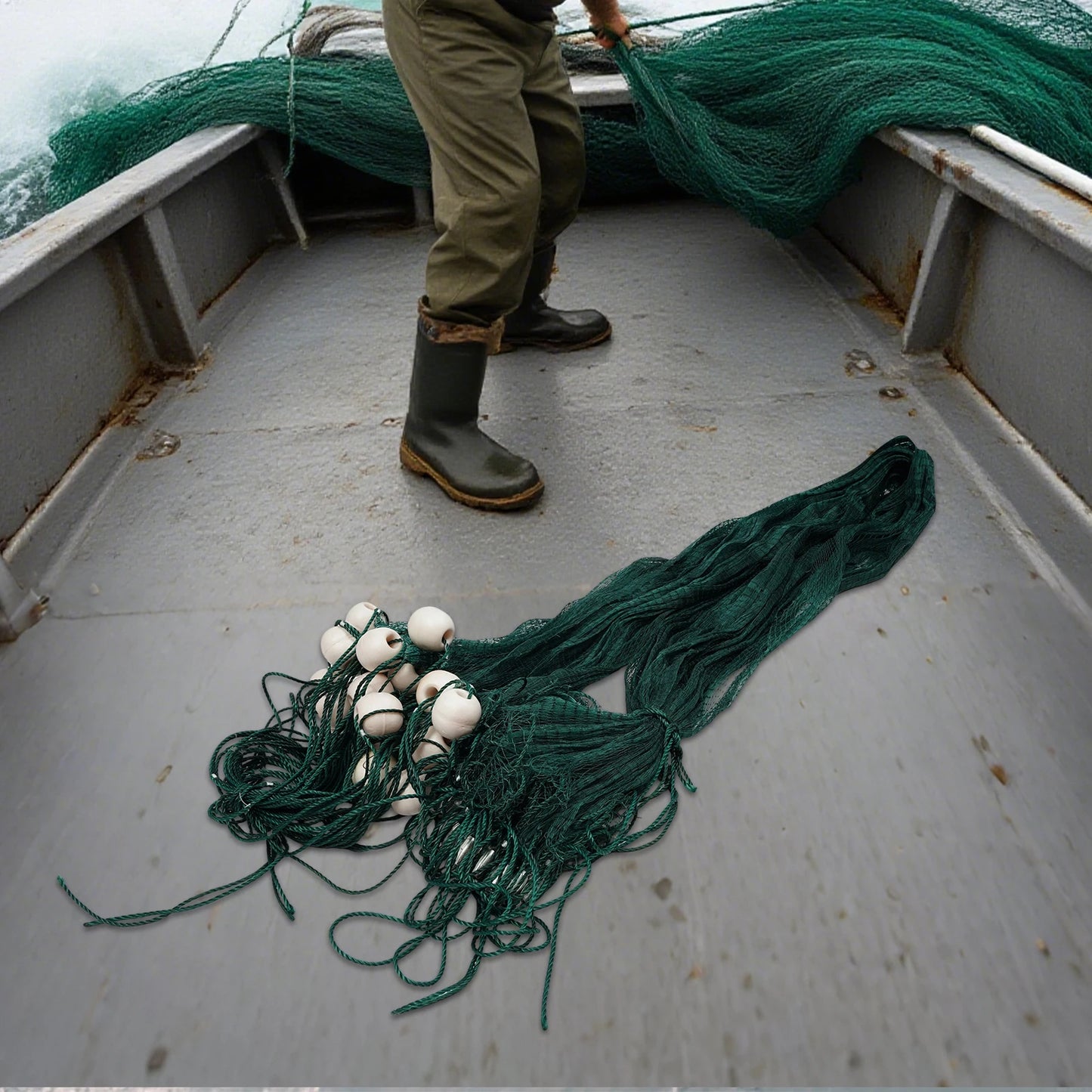 Bymaocar Fishing Net With Weights And Floats For Minnows