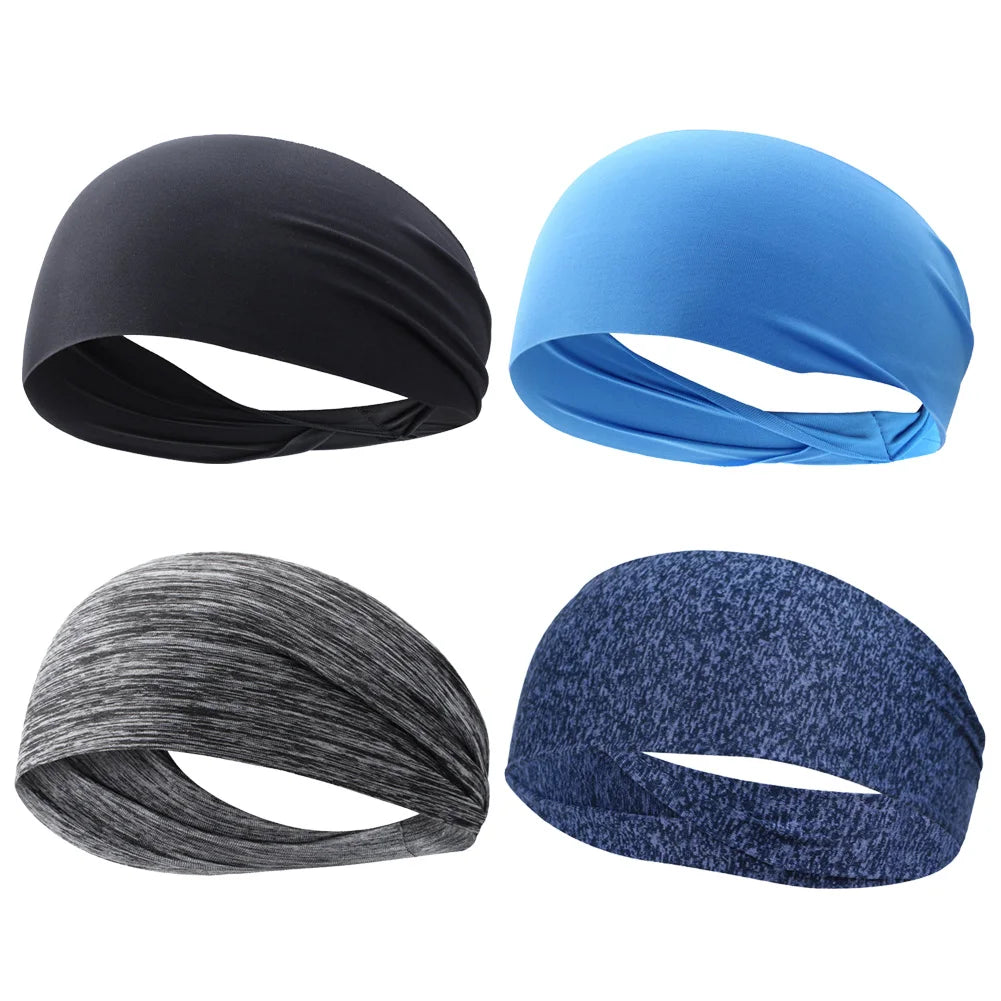 Quick Dry Sweat Absorption Headband Anti Slip For Yoga Running