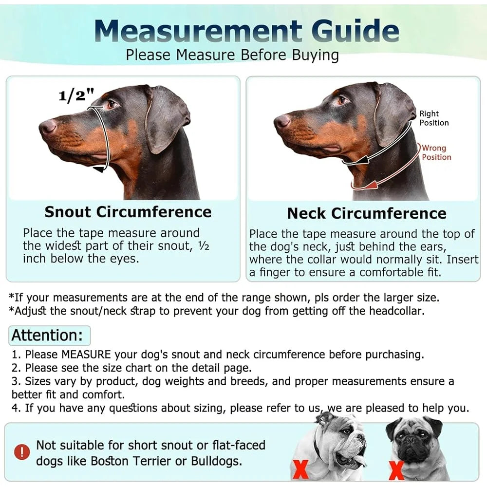 Fujian No Pull Dog Head Halter Reflective Face Harness