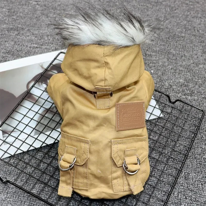Winter Hooded Dog Coat