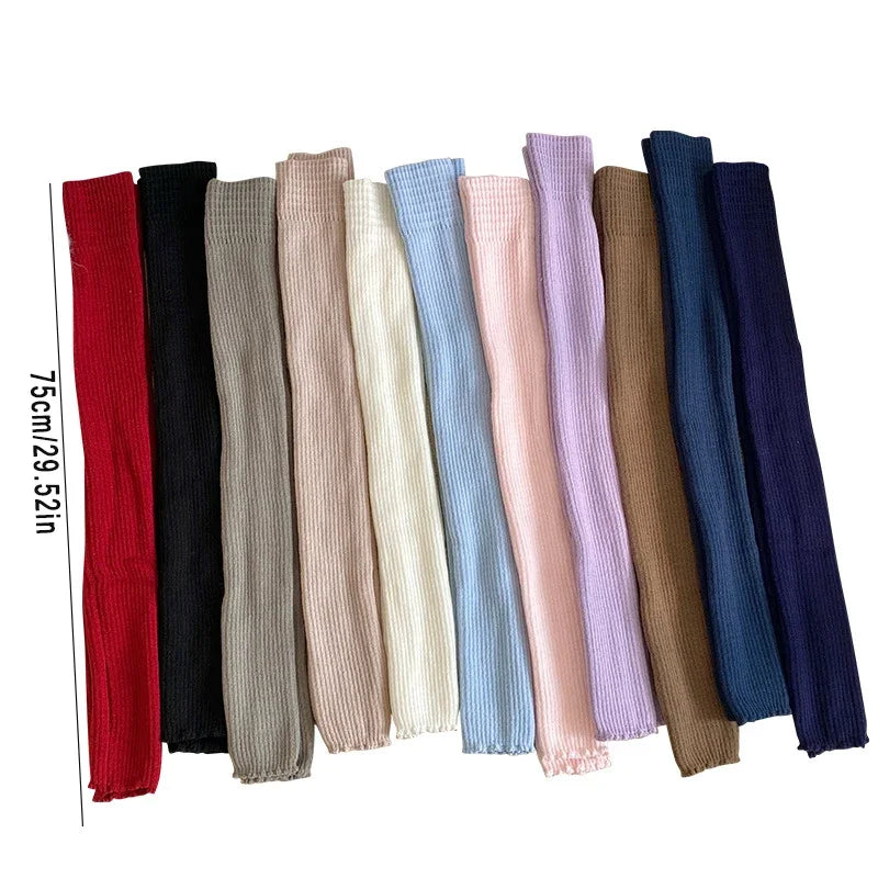 Guangdong Winter Yoga Leg Warmers Thigh High Socks