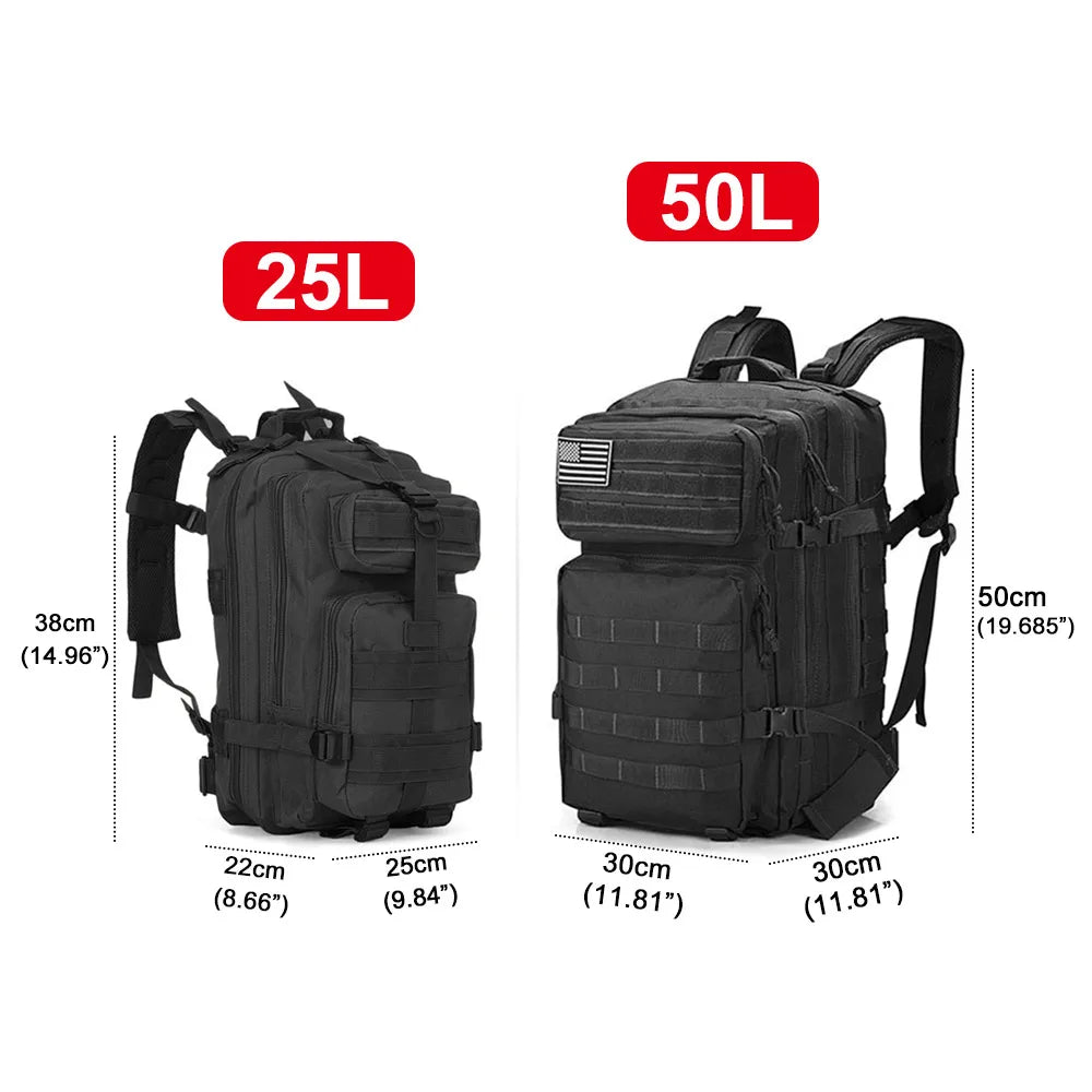 Daily Adventure Supplies Tactical Backpack Large Capacity