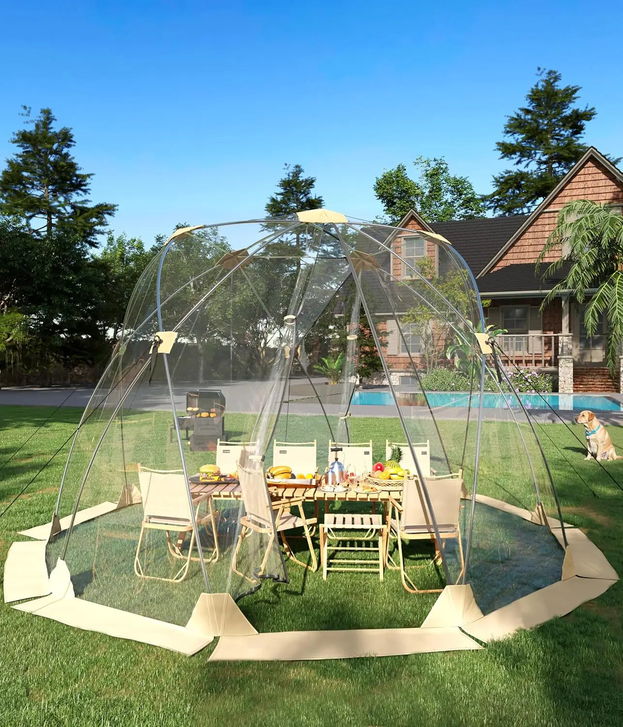 TWISTER.CK Outdoor All Weather Pop Up Garden Dome Tent