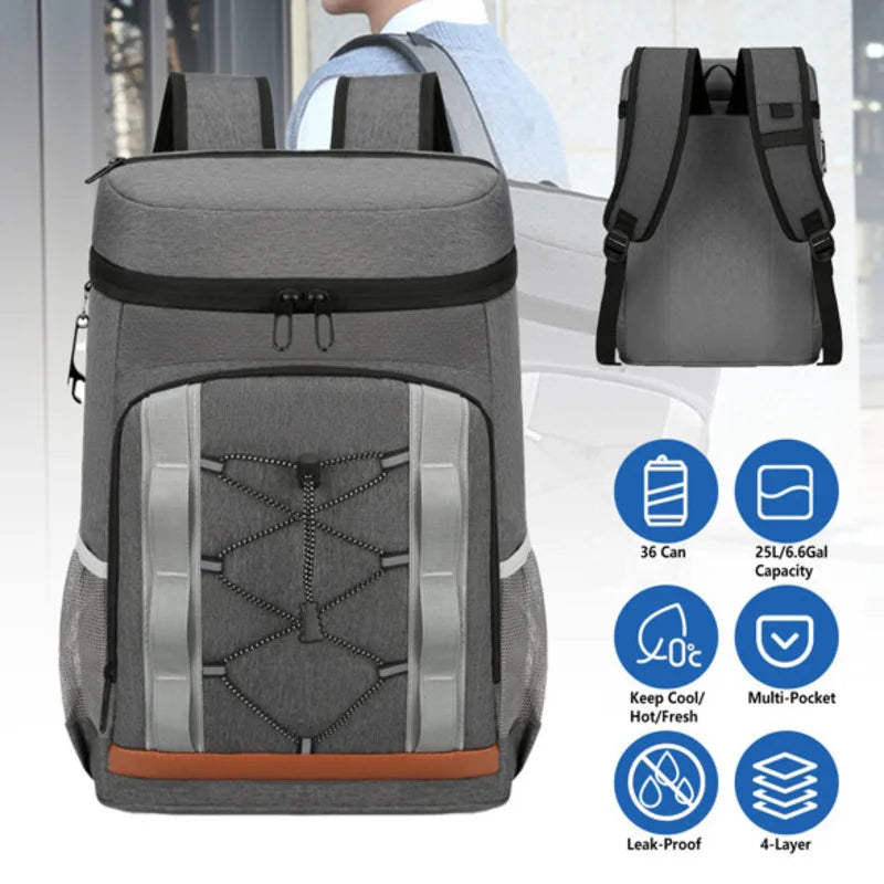 Daily Adventure Supplies Backpack Cooler Lunch Kit Gear