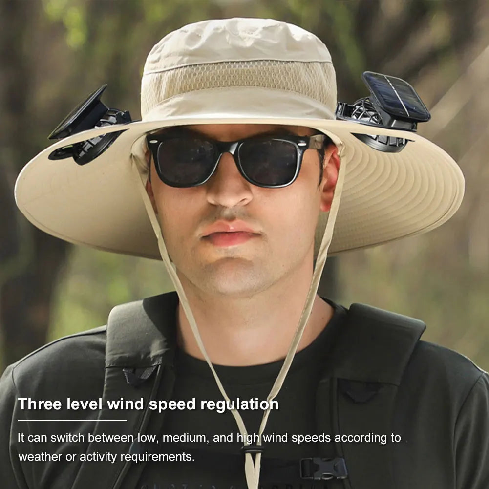 Solar Fan Hat