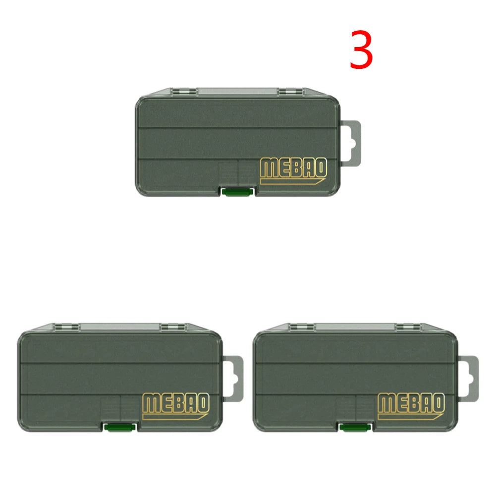 Fishing Tackle Box With Adjustable Dividers Storage