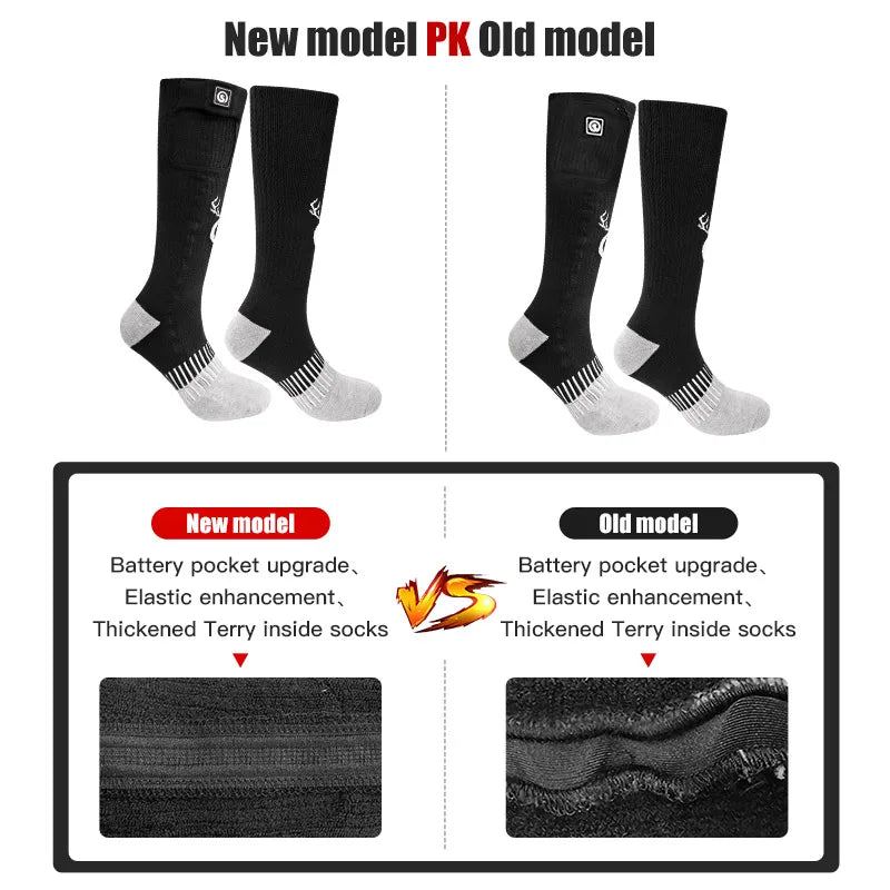 Rechargeable Heated Socks for Men and Women