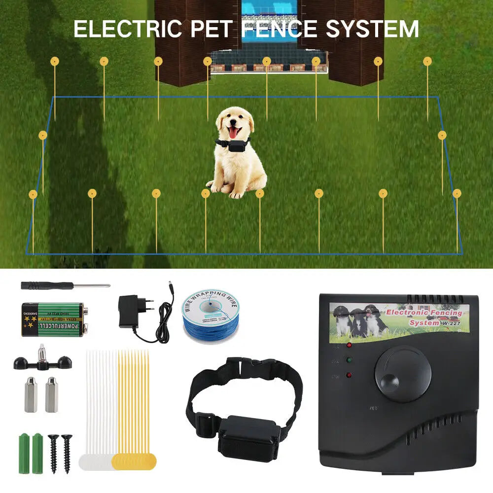 Electric Dog Fence System For Off Leash Training And Containment