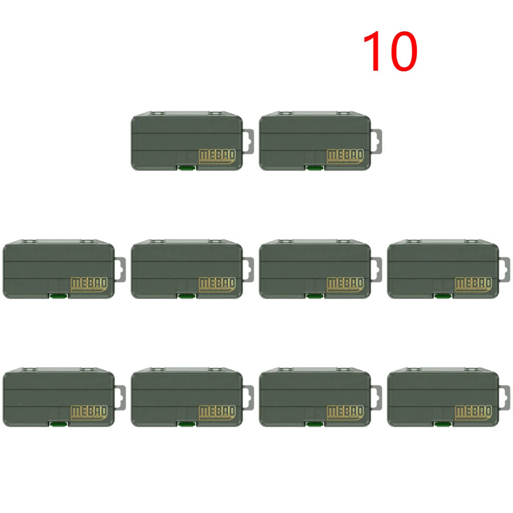 Fishing Tackle Box With Adjustable Dividers Storage