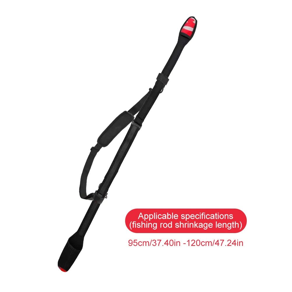 Shunmaii Fishing Rod Storage Bag Adjustable Shoulder Strap