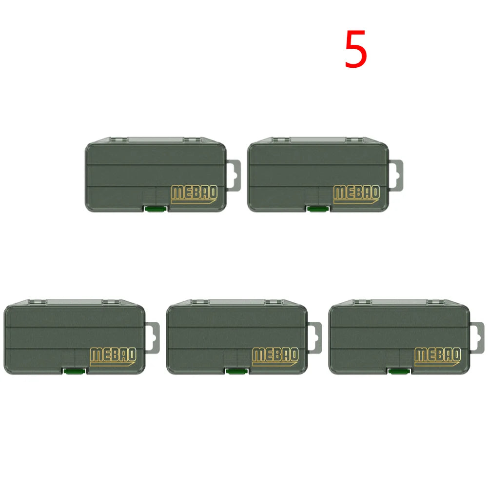 Fishing Tackle Box With Adjustable Dividers Storage