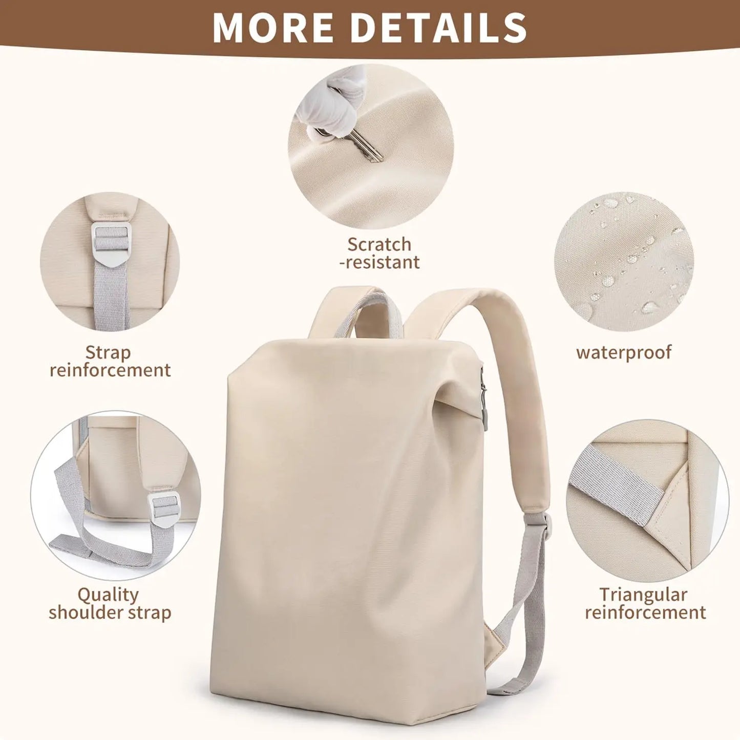 Daily Adventure Supplies Waterproof Laptop Backpack