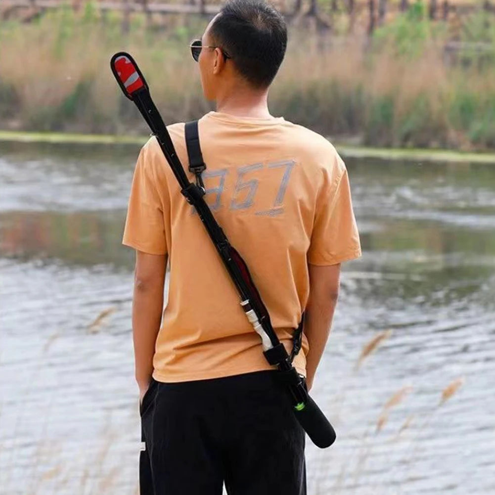 Shunmaii Fishing Rod Storage Bag Adjustable Shoulder Strap