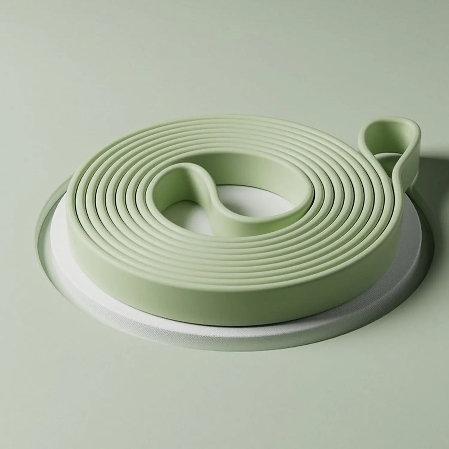 WOSWEIR Silicone Fitness Stretch Band for Yoga and Resistance Training