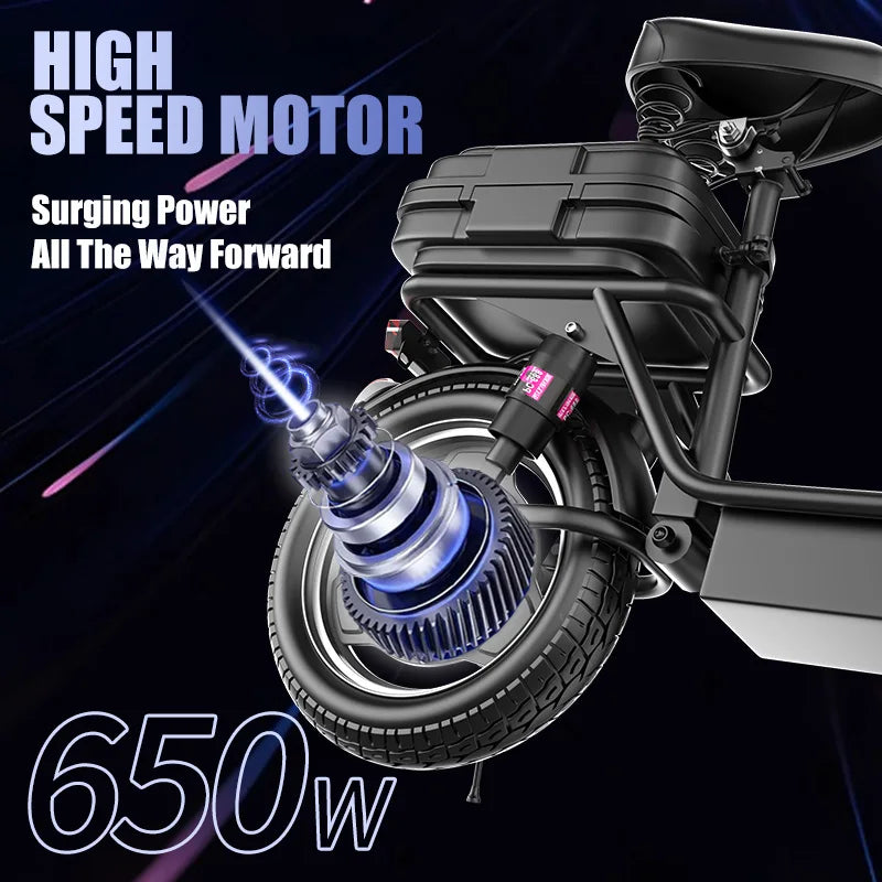 Foldable Electric Scooter 24 To 32 Mile Range